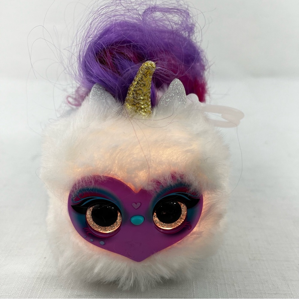 ⭐️ 4/$25 Pomsies Lumies Dazzle GoGo Music Pet Plush Works 4" Electronic Pet Toy